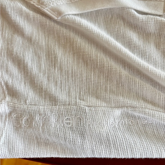 Calvin Klein performance lightweight zip up hoodie in white size medium - Picture 6 of 8